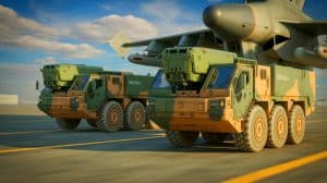 Illustration of L3Harris' autonomous munitions, Red Wolf and Green Wolf, showcasing advanced military technology and innovation.