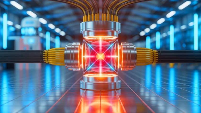 “This Changes Everything!”: Breakthrough as Scientists Teleport Telecom Qubit to Solid-State Quantum Memory Sparks Revolution in Data Storage Illustration of quantum teleportation technology integrating telecom-wavelength photonic qubit with solid-state quantum memory, generated by artificial intelligence.