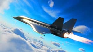Illustration of the Talon-A hypersonic test vehicle equipped with H13 engines.