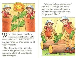 Illustration for “Bill and Ben's market stall”