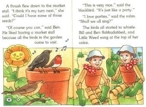 Illustration for “Bill and Ben's market stall”
