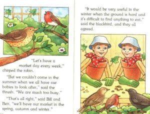 Illustration for “Bill and Ben's market stall”