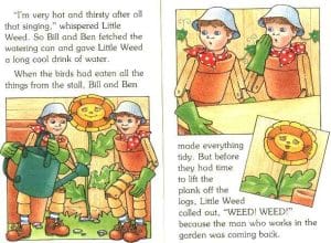 Illustration for “Bill and Ben's market stall”