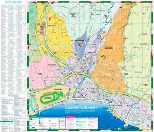 Cagnes map