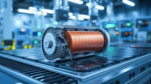 Illustration of aluminum contamination affecting lithium battery recycling processes.