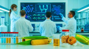 “Scientists Warn of Global Plastic Crisis”: This Breakthrough Turns Crops into Eco-Friendly Bioplastics, but Sparks Debate Illustration of researchers developing recyclable bioplastics from agricultural waste and domestic raw materials.