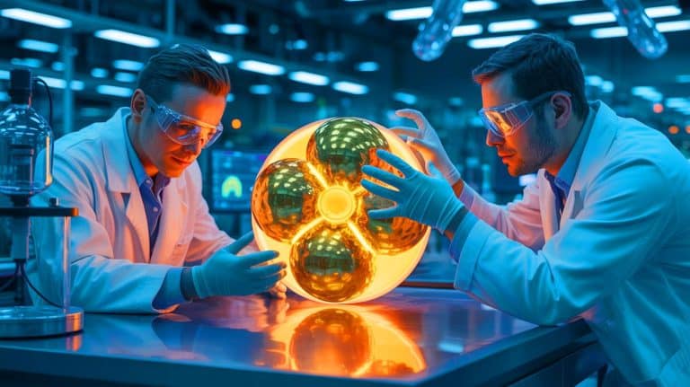 Illustration of the radioactive nature of plutonium.