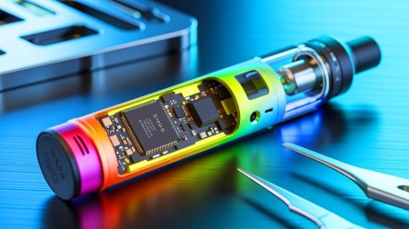 Engineer Transforms $20 Vape Pen Into Mini Web Server, But Can It Handle 1,000 Users Simultaneously? Illustration of a vape pen transformed into a functioning web server by engineer Bogdan Ionescu.