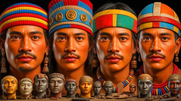 “This Changes Everything”: Faces of Ancient Colombian Mummies Revealed (and They Might Challenge Your Beliefs) Illustration of digitally reconstructed faces of pre-Hispanic individuals from Colombia.