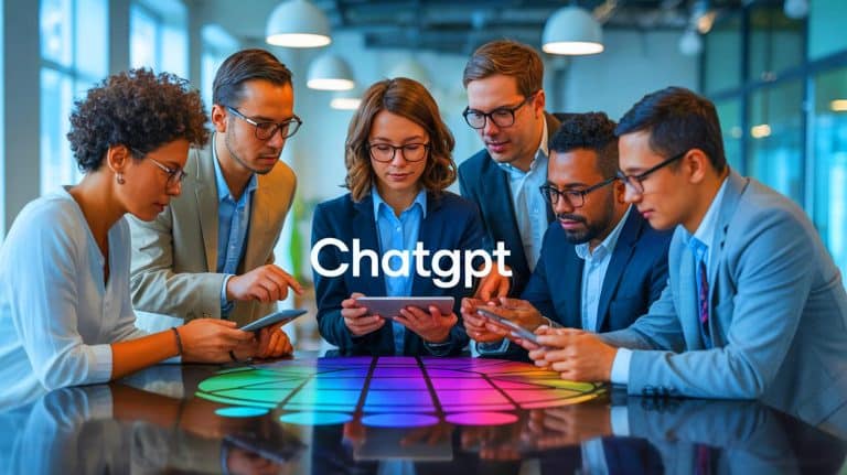 ChatGPT Joins Team Chats, Transforming How Groups Plan and Collaborate for Greater Creativity and Efficiency Illustration of ChatGPT integrating into group chats for enhanced collaboration.